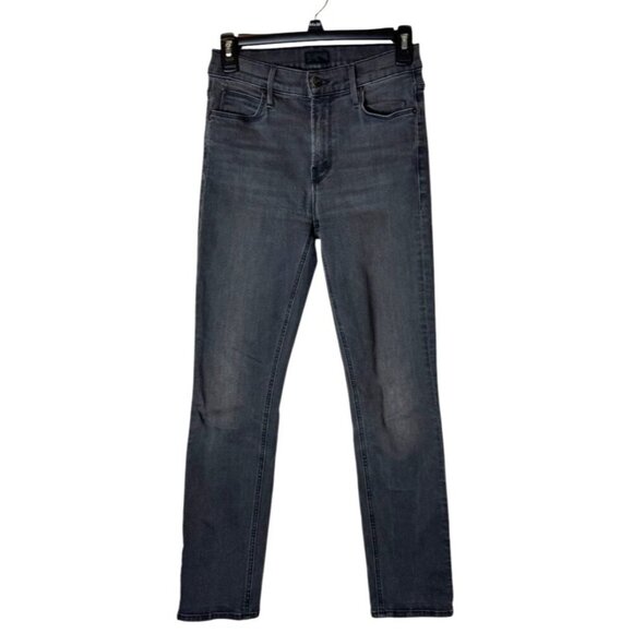 Mother Jeans Women 25 Washed Black Gray Mid Rise‎ Dazzler Lighting Up Lanterns - Picture 2 of 13